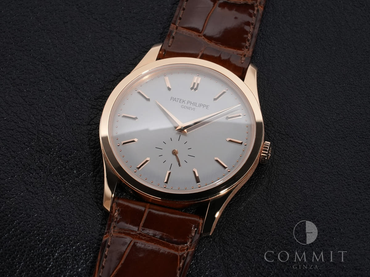 パテックフィリップ カラトラバ Ref.5196R-001 18KRG シルバー文字盤 美品 s4rendd9