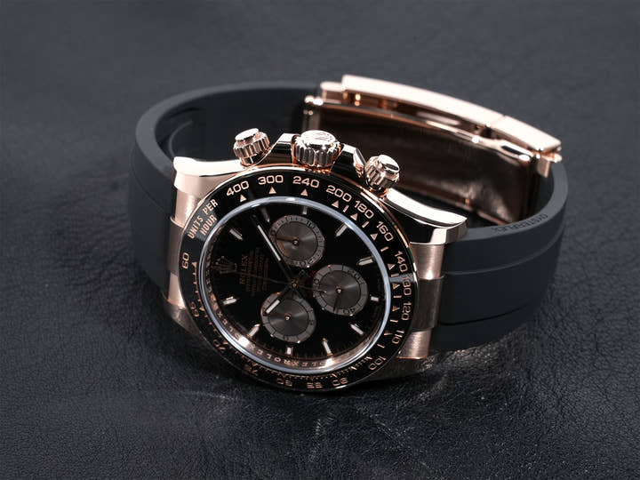 Rolex Daytona Ref. 126515LN Everose Gold Bright Black x Sandblast Dial