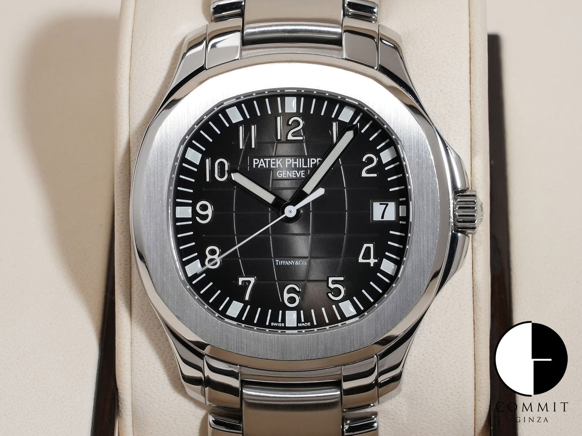 パテックフィリップ アクアノート TIFFANY&CO. Ref.5167/1A-001 SS ブラック文字盤 中古 mkgxvvre