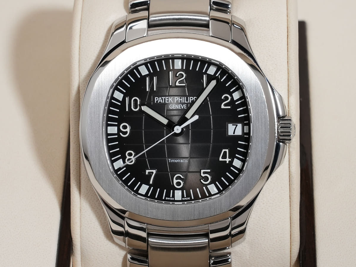 パテックフィリップ アクアノート TIFFANY&CO. Ref.5167/1A-001 SS ブラック文字盤 中古 mkgxvvre