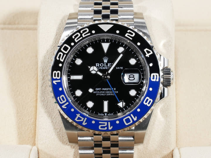 Rolex GMT-Master II Ref. 126710BLNR Stainless Steel Black Dial Jubilee Bracelet