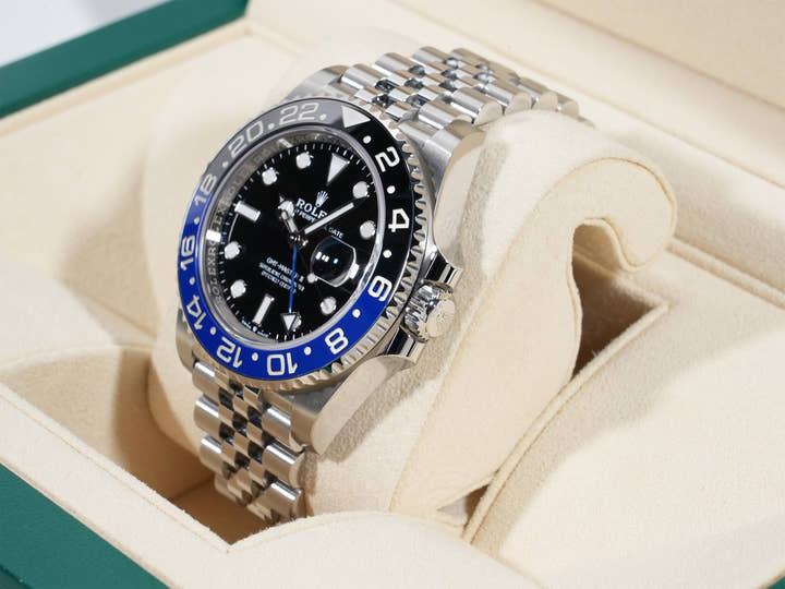 Rolex GMT-Master II Ref. 126710BLNR Stainless Steel Black Dial Jubilee Bracelet