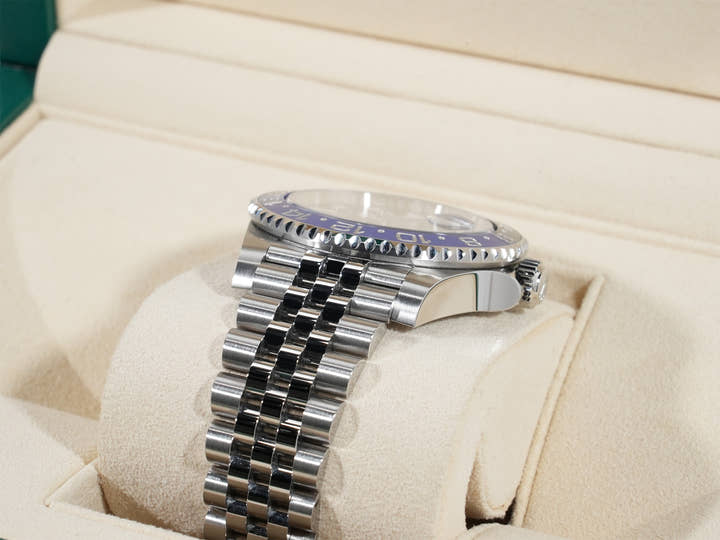 Rolex GMT-Master II Ref. 126710BLNR Stainless Steel Black Dial Jubilee Bracelet