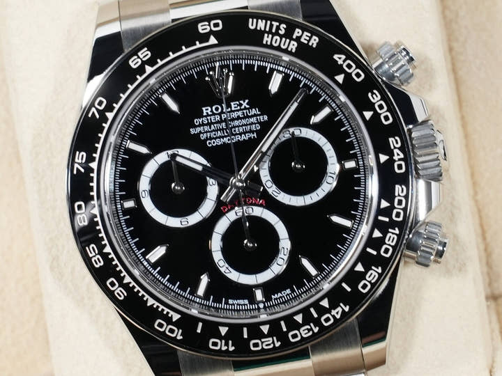 ロレックス デイトナ Ref.126500LN ステンレススチール ブラック文字盤