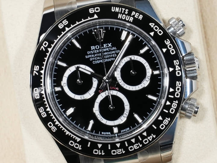 ロレックス デイトナ Ref.126500LN ステンレススチール ブラック文字盤