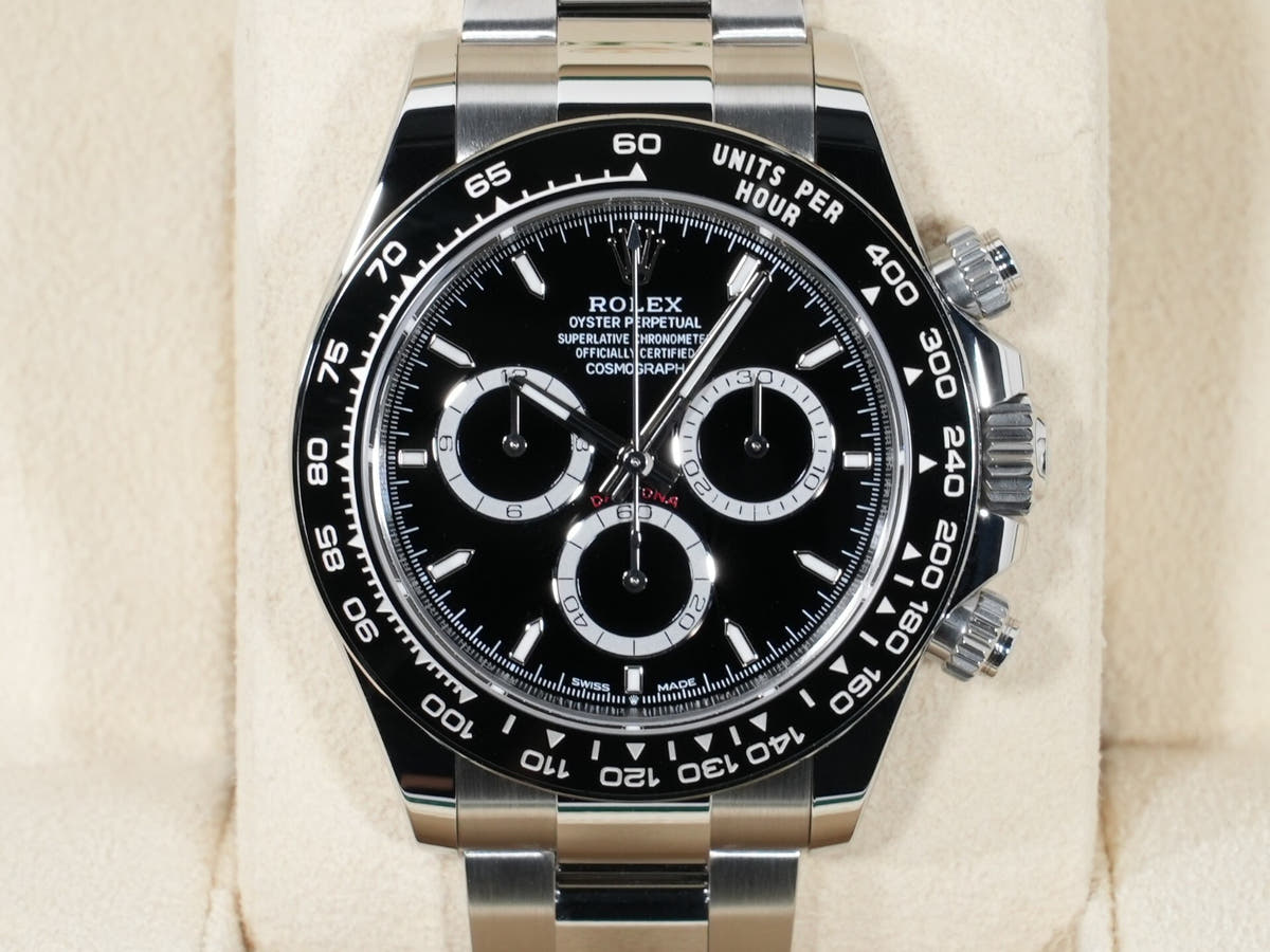 ロレックス デイトナ Ref.126500LN ブラック文字盤 未使用 fio8wsmu