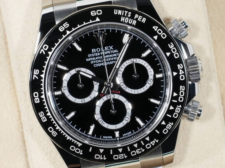 ロレックス デイトナ Ref.126500LN ステンレススチール ブラック文字盤