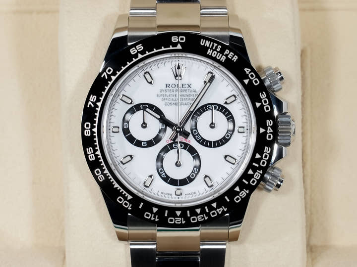 ロレックス デイトナ Ref.116500LN ステンレススチール ホワイト文字盤