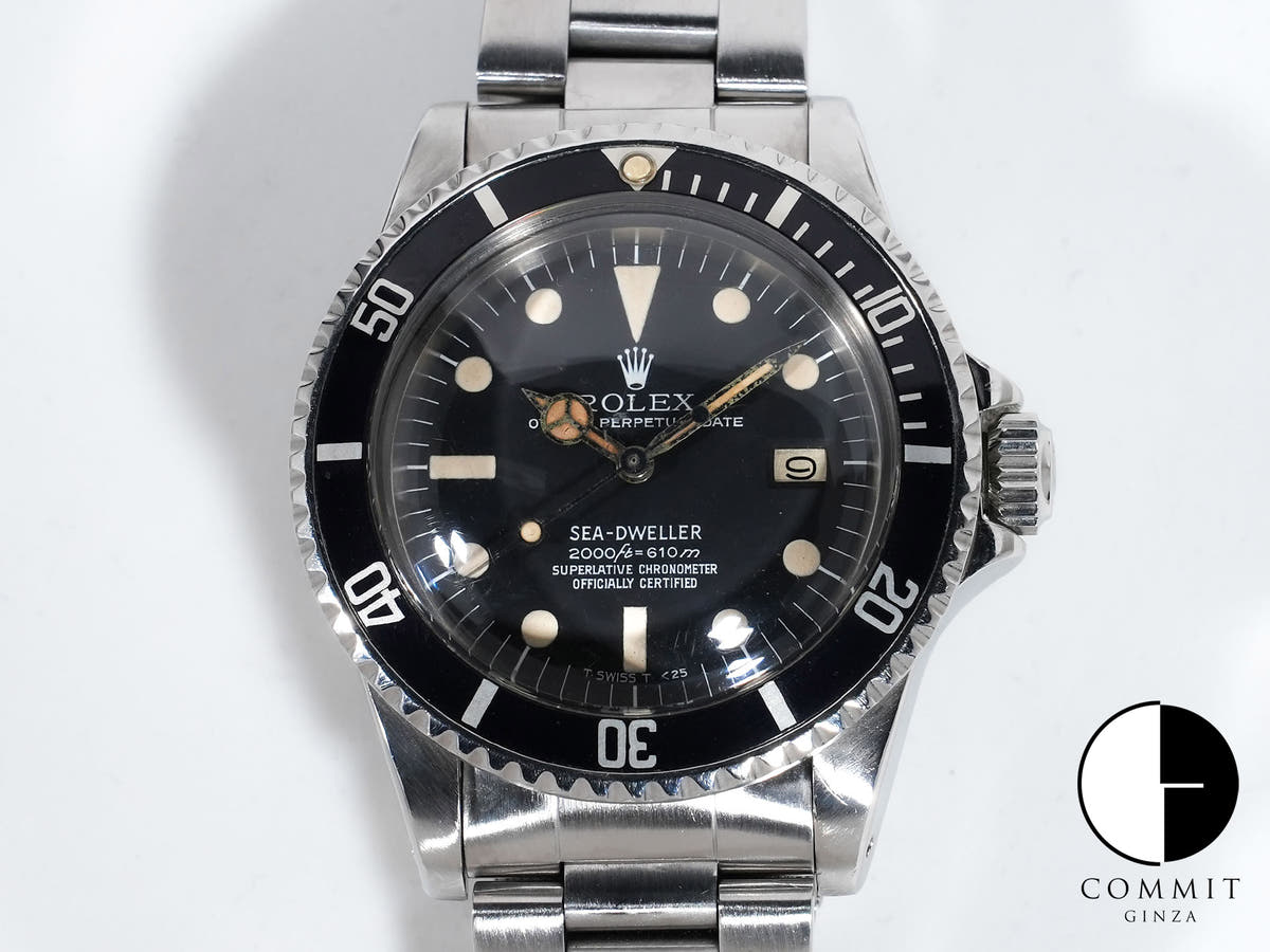 Rolex Sea-Dweller Ref.1665 SS Black Dial Used 4c477gkb