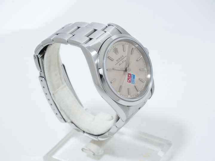 ロレックス エアキング ドミノピザ Ref.14000 ステンレススチール シルバー文字盤