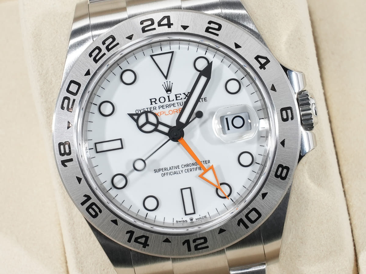 ロレックス エクスプローラーII Ref.226570 ホワイト文字盤 未使用 roif4mse