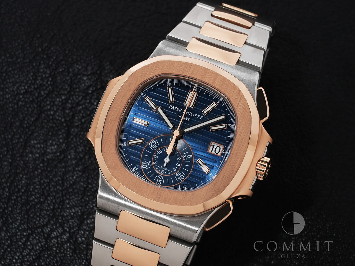 Patek Philippe Nautilus Chronograph Ref.5980/1AR-001 Blue Dial Good Condition Used uz94ow8u