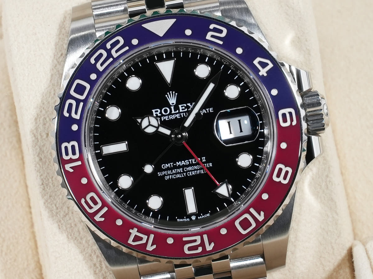Rolex GMT Master II Ref.126710BLRO Black Dial Good Condition Pre-Owned zdxfsr74