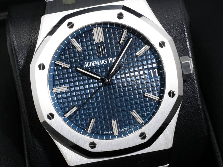オーデマピゲ ロイヤルオーク Ref.15500ST.OO.1220ST.01 ステンレススチール ブルー文字盤