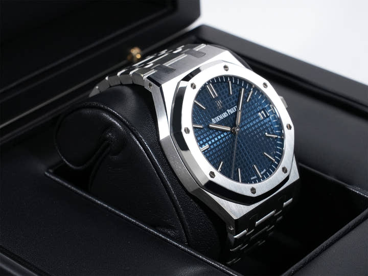 オーデマピゲ ロイヤルオーク Ref.15500ST.OO.1220ST.01 ステンレススチール ブルー文字盤
