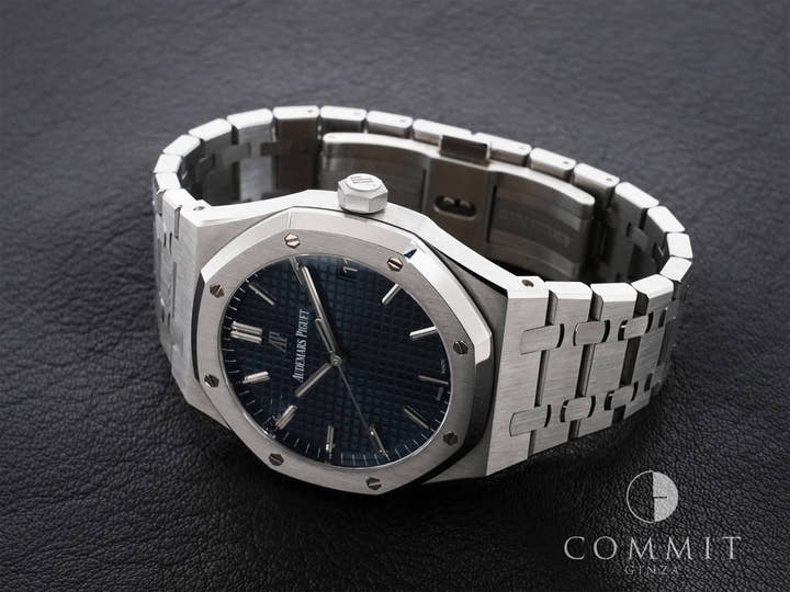 オーデマピゲ ロイヤルオーク Ref.15500ST.OO.1220ST.01 ステンレススチール ブルー文字盤