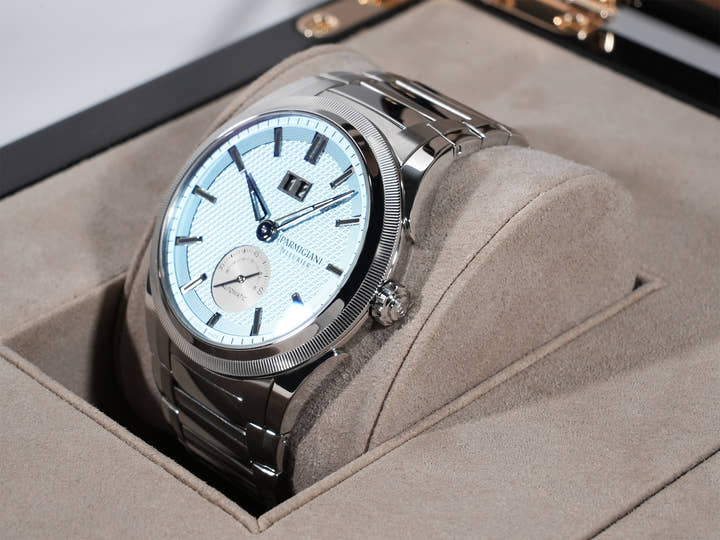 パルミジャーニフルリエ トンダ GT ヨシダ スペシャル Ref.PFS910-1020006-100182 SS アイスブルー文字盤 未使用 cese2rte