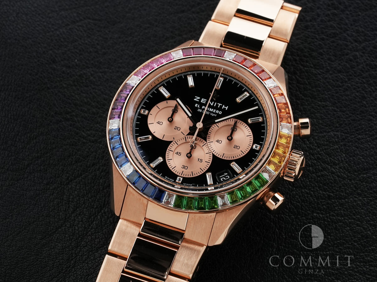 Zenith Chronomaster Sports Yoshida Special Ref.22.3103.3600/21.M3100 Black lacquer dial Good condition 8dn4u9kr