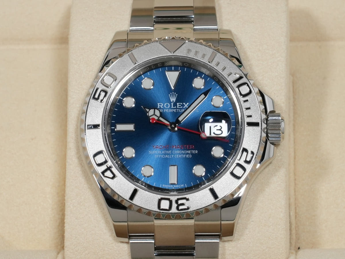 Rolex Yacht-Master 40 Ref.116622 SS/PT Blue Dial Good Condition 2av6z2gq
