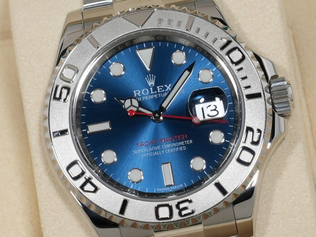 Rolex Yacht-Master 40 Ref.116622 SS/PT Blue Dial Good Condition 2av6z2gq