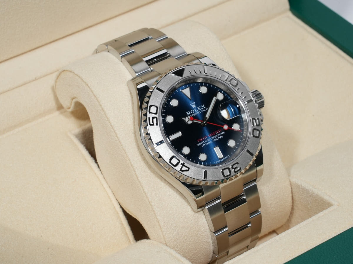 Rolex Yacht-Master 40 Ref.116622 SS/PT Blue Dial Good Condition 2av6z2gq