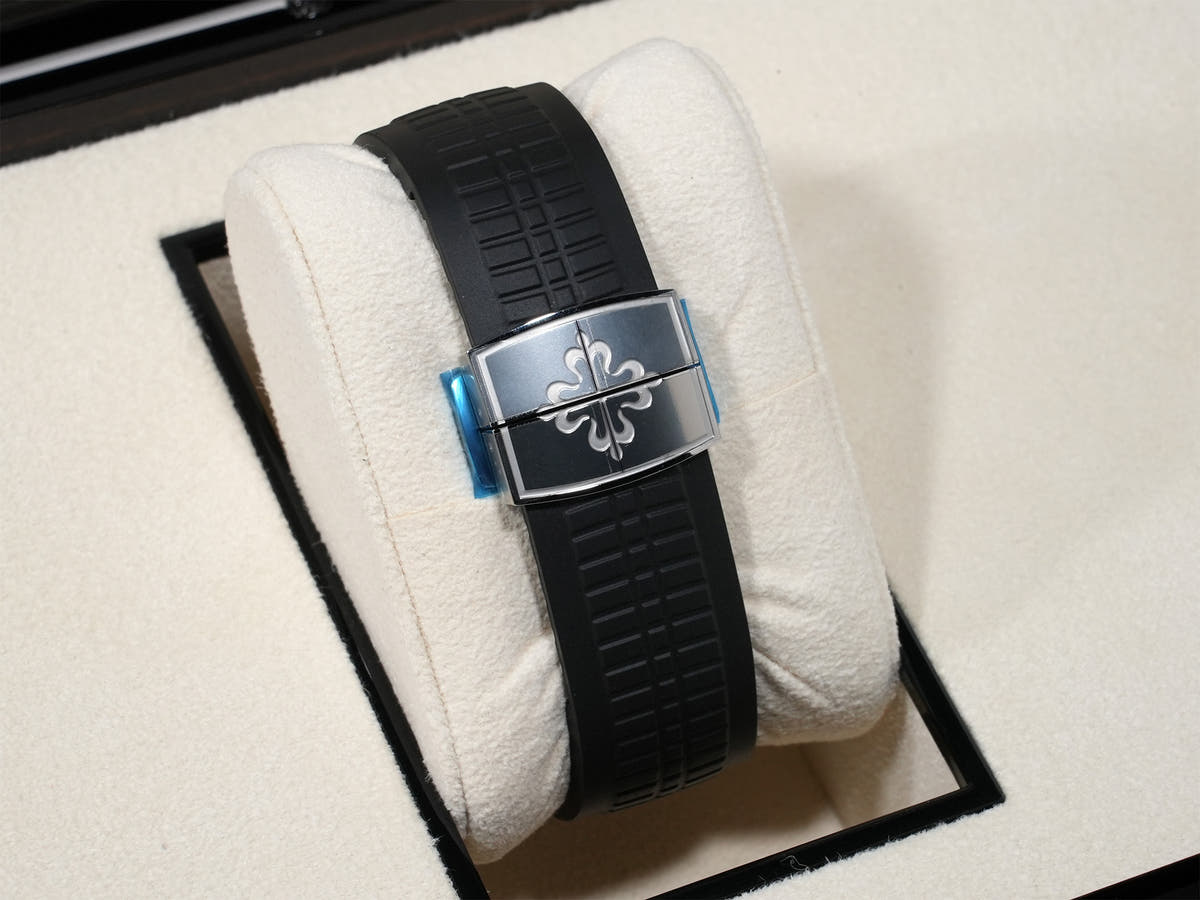 パテックフィリップ アクアノート トラベルタイム Ref.5164A-001 SS ブラック文字盤 美品 8539ajvw