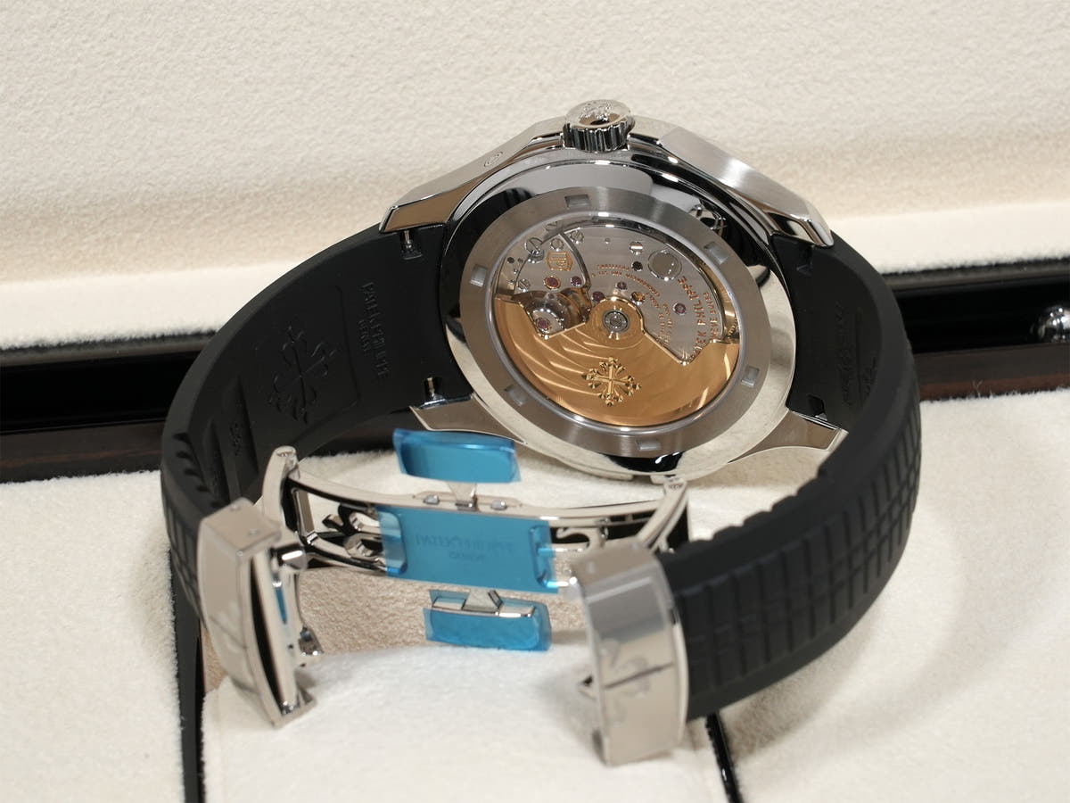 パテックフィリップ アクアノート トラベルタイム Ref.5164A-001 SS ブラック文字盤 美品 8539ajvw