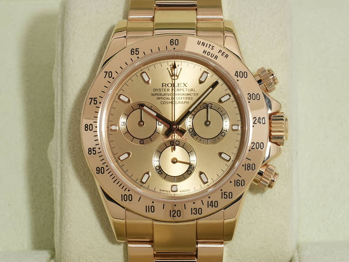 Rolex Daytona Ref. 116528 Yellow Gold Champagne Dial