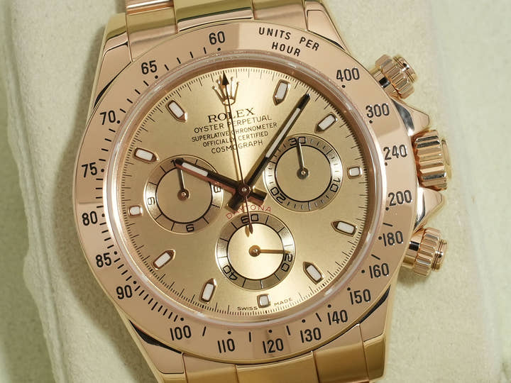 Rolex Daytona Ref. 116528 Yellow Gold Champagne Dial