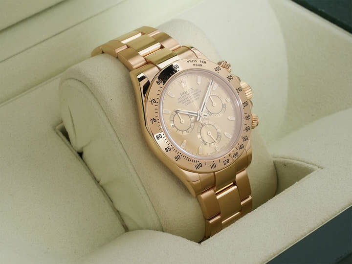 Rolex Daytona Ref. 116528 Yellow Gold Champagne Dial