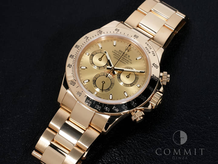 Rolex Daytona Ref. 116528 Yellow Gold Champagne Dial