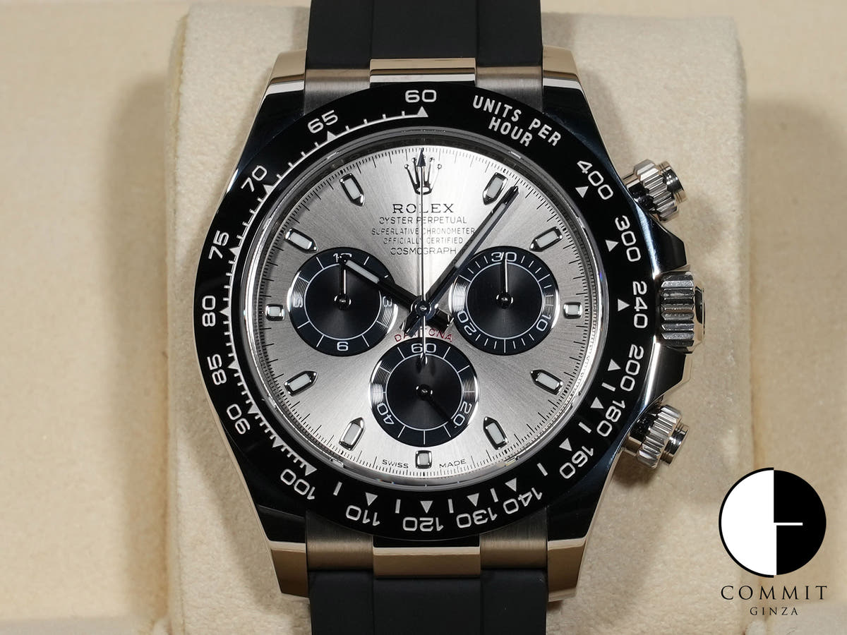 Rolex Daytona Ref. 116519LN White Gold Steel x Black Dial