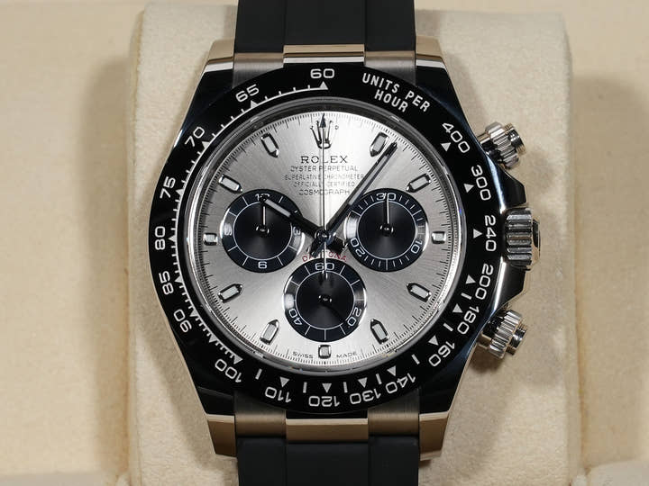 Rolex Daytona Ref. 116519LN White Gold Steel x Black Dial