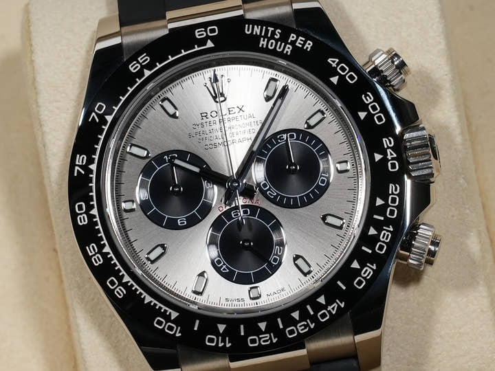 Rolex Daytona Ref. 116519LN White Gold Steel x Black Dial