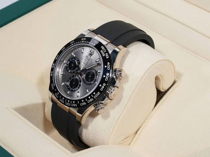 Rolex Daytona Ref. 116519LN White Gold Steel x Black Dial