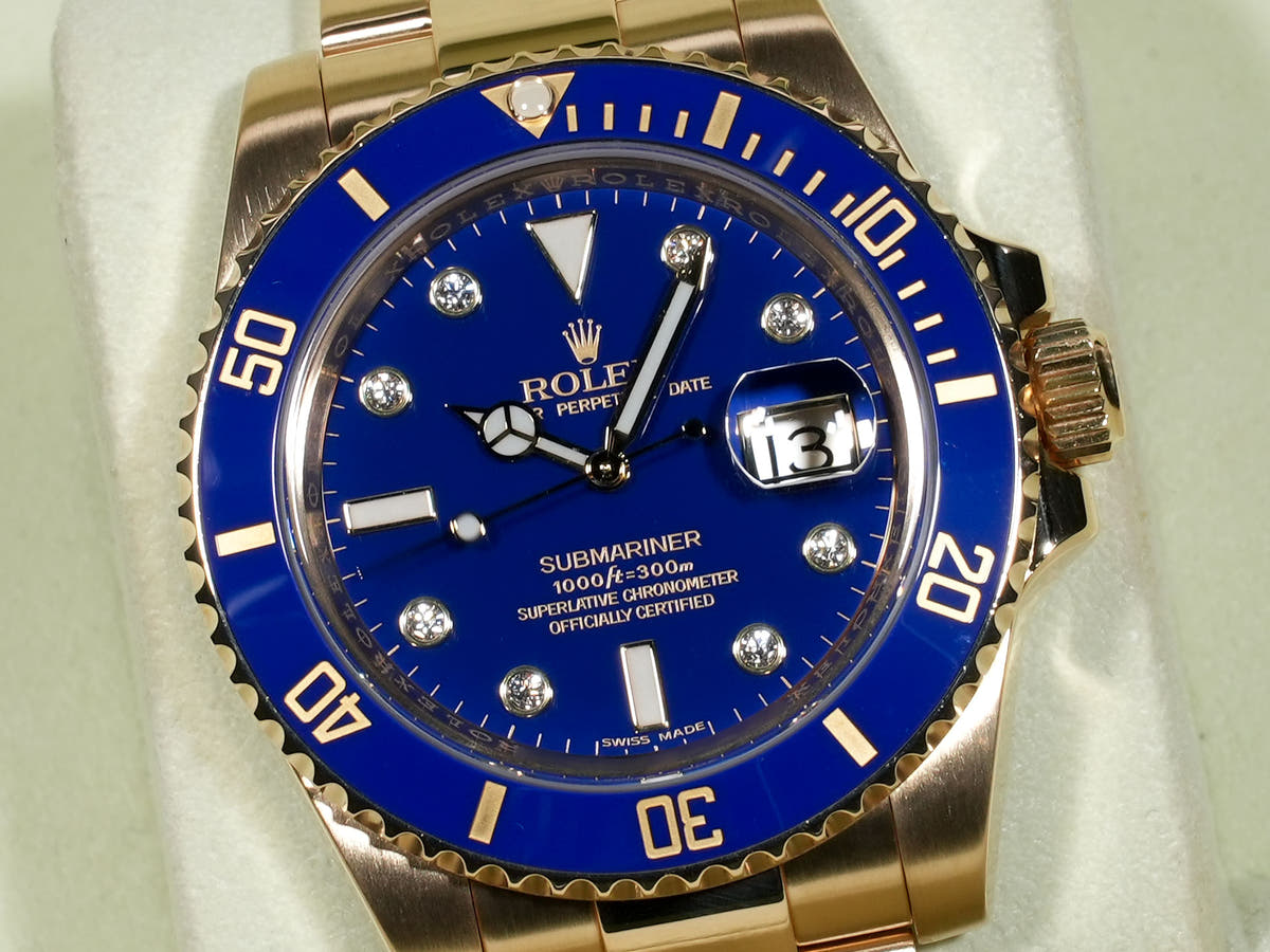 Rolex Submariner Date Ref.116618GLB Blue Dial Used nzs594uz
