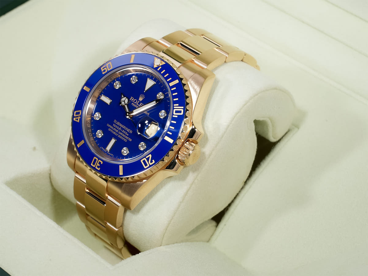 Rolex Submariner Date Ref.116618GLB Blue Dial Used nzs594uz