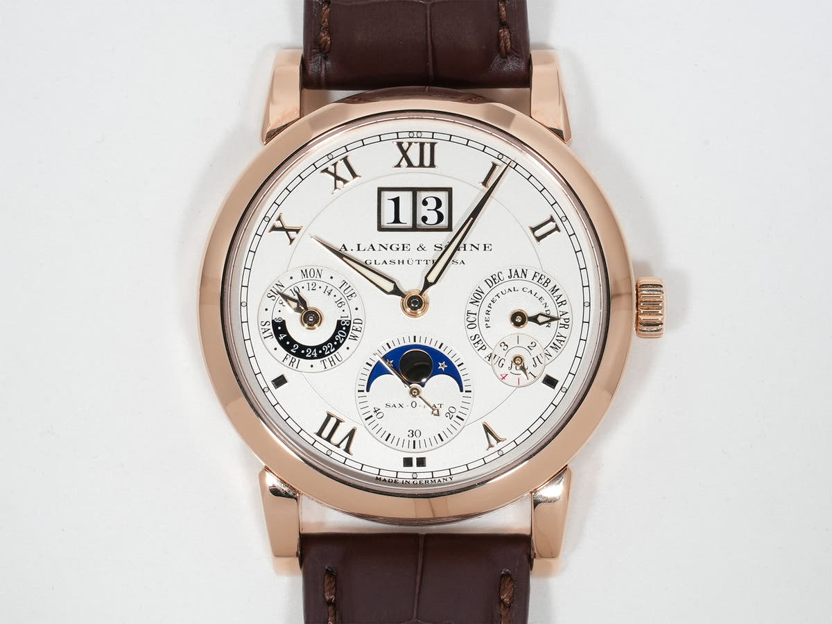 A. Lange &amp; Söhne Langematik Perpetual Calendar Ref.310.032E Silver Dial Used nt69mizp