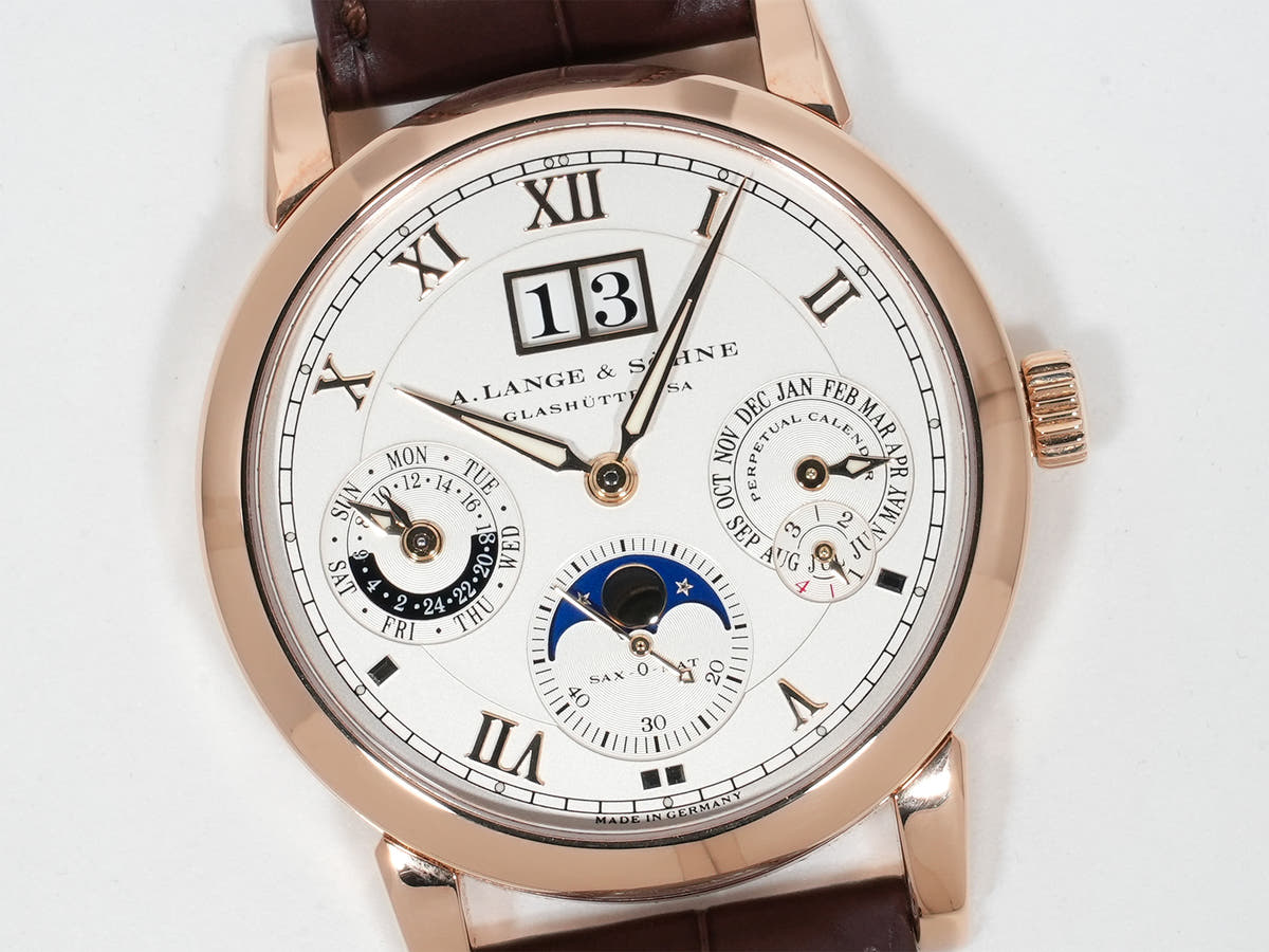A. Lange &amp; Söhne Langematik Perpetual Calendar Ref.310.032E Silver Dial Used nt69mizp