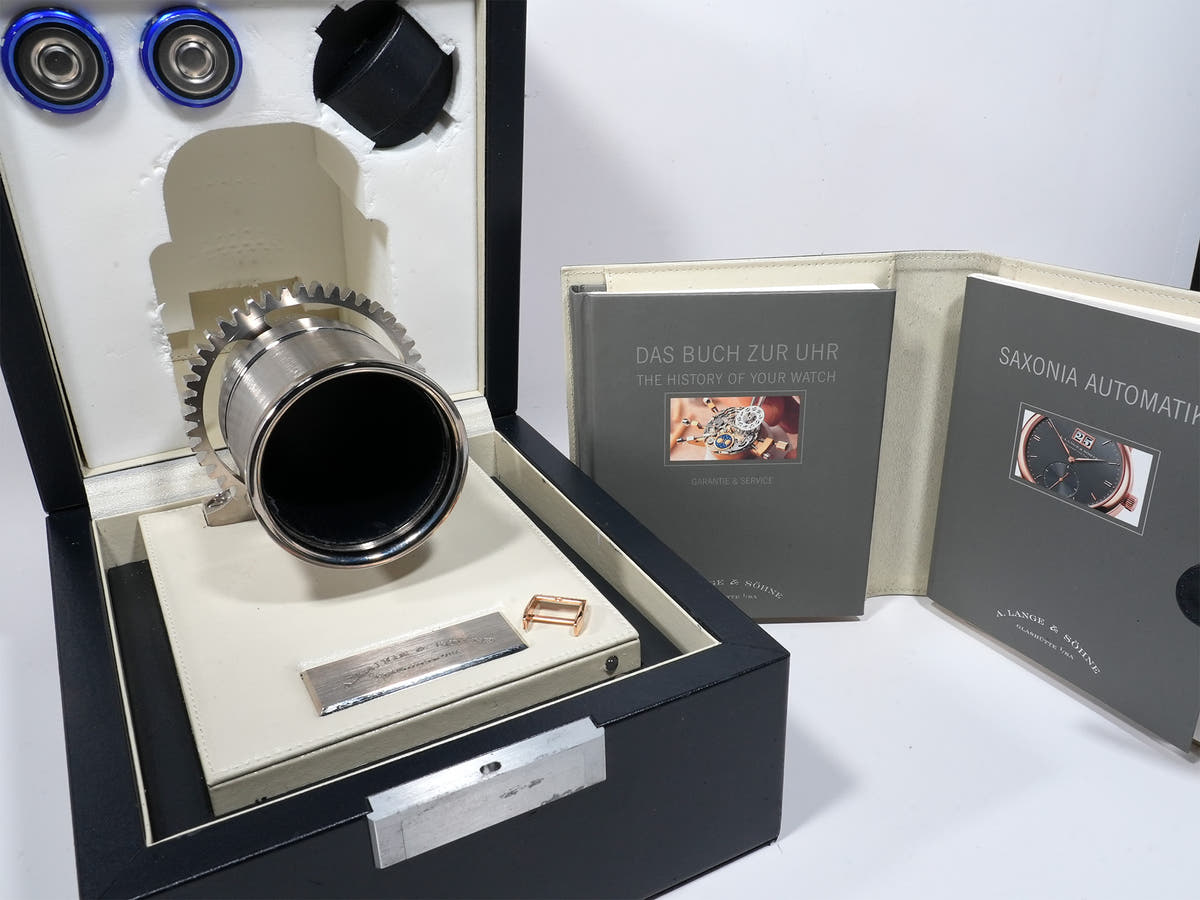 A. Lange &amp; Söhne Langematik Perpetual Calendar Ref.310.032E Silver Dial Used nt69mizp