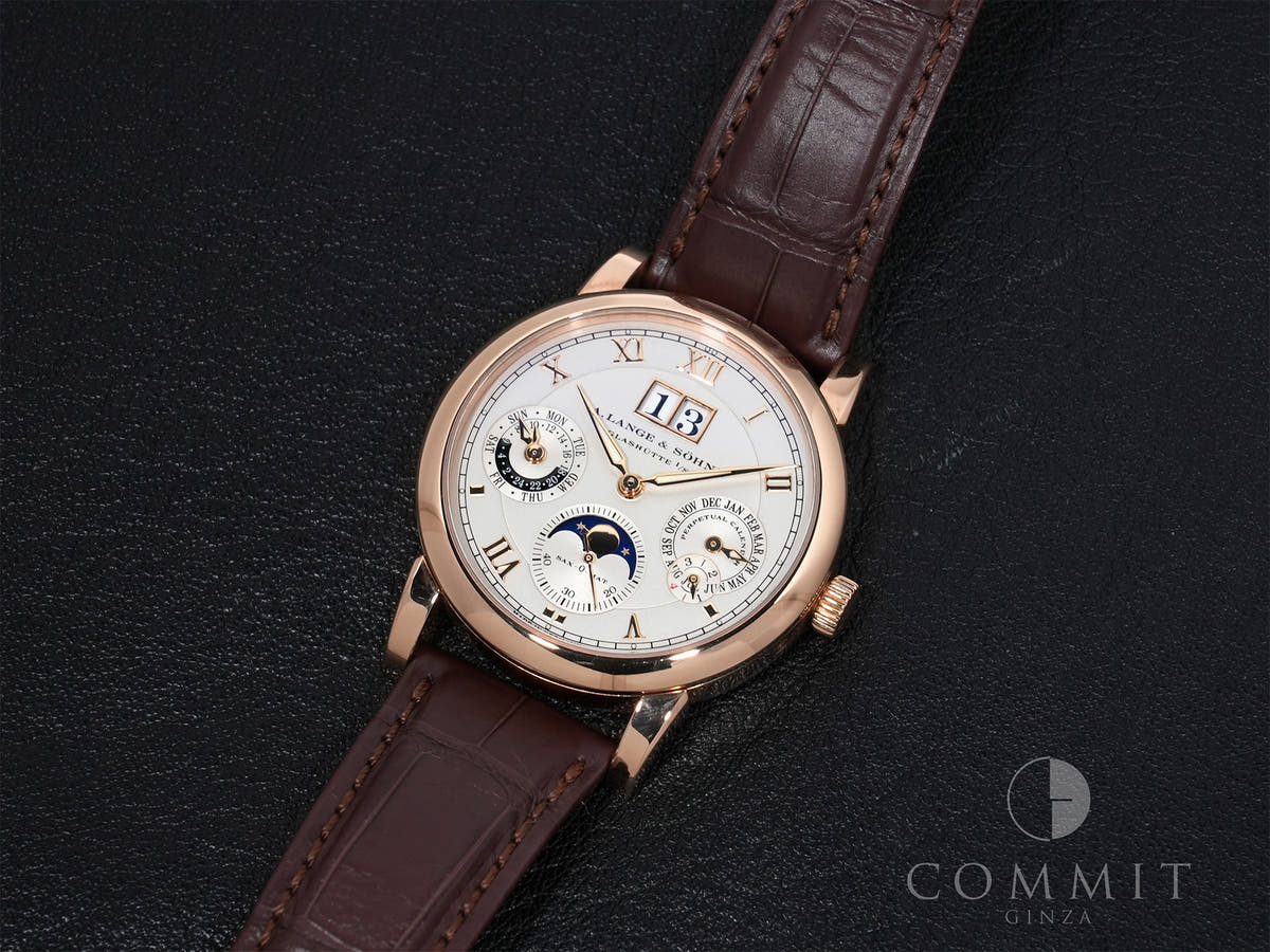 A. Lange &amp; Söhne Langematik Perpetual Calendar Ref.310.032E Silver Dial Used nt69mizp