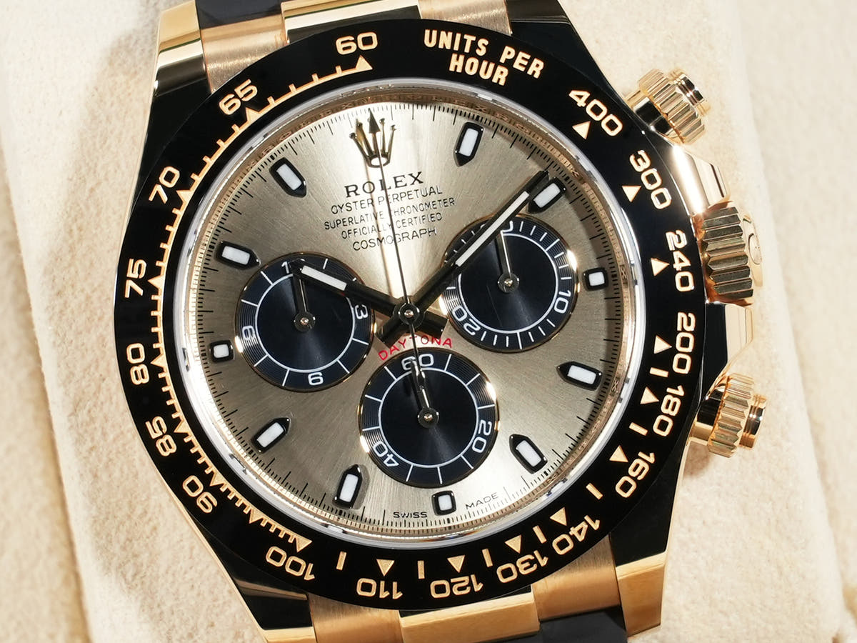 ロレックス デイトナ Ref.116518LN 18KYG シャンパンxブラック文字盤 未使用 w96bg8rb