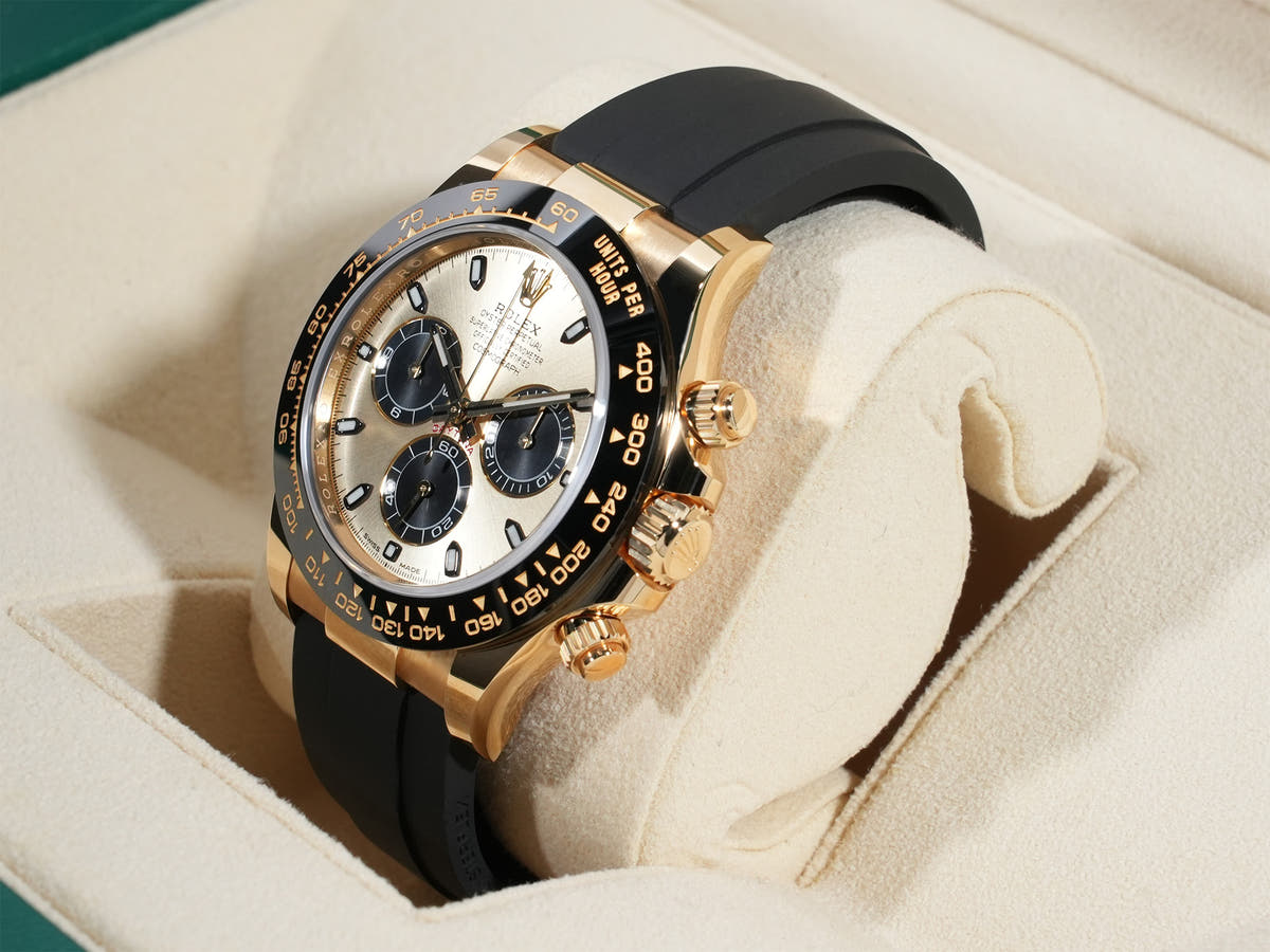 ロレックス デイトナ Ref.116518LN 18KYG シャンパンxブラック文字盤 未使用 w96bg8rb