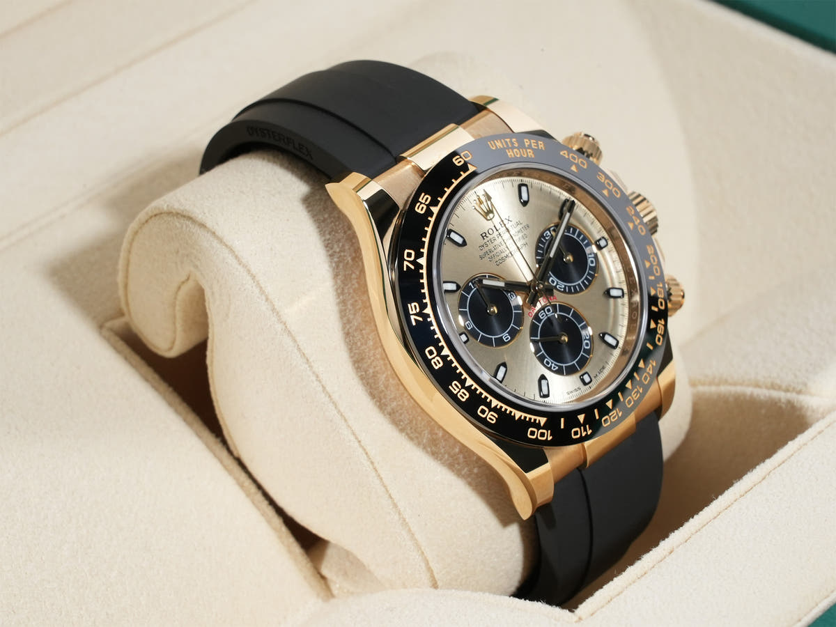 ロレックス デイトナ Ref.116518LN 18KYG シャンパンxブラック文字盤 未使用 w96bg8rb