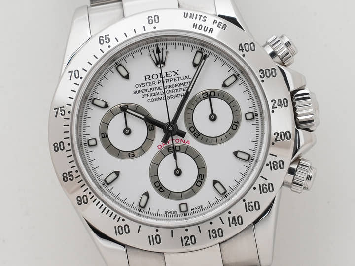 ロレックス デイトナ Ref.116520 ステンレススチール ホワイト文字盤
