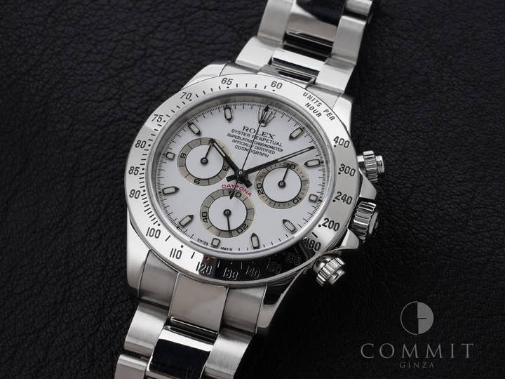 ロレックス デイトナ Ref.116520 ステンレススチール ホワイト文字盤