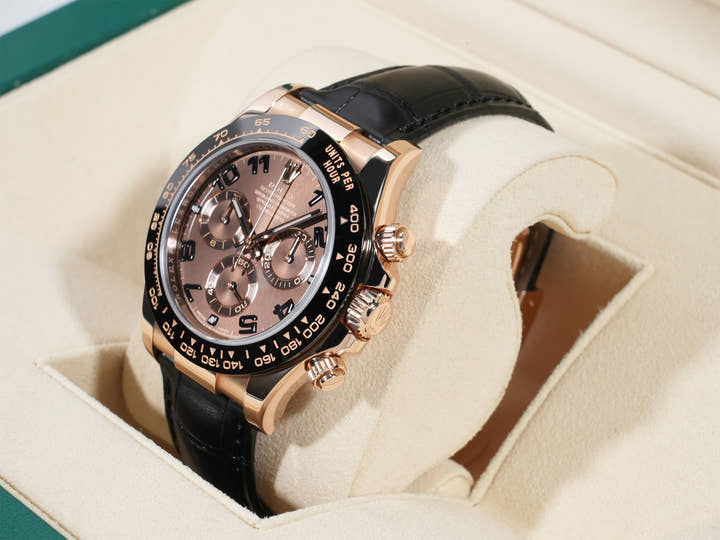 Rolex Daytona Ref. 116515LN Everose Gold Chocolate Dial with Arabic Numerals