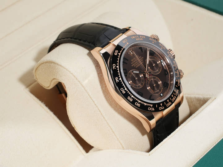 Rolex Daytona Ref. 116515LN Everose Gold Chocolate Dial with Arabic Numerals