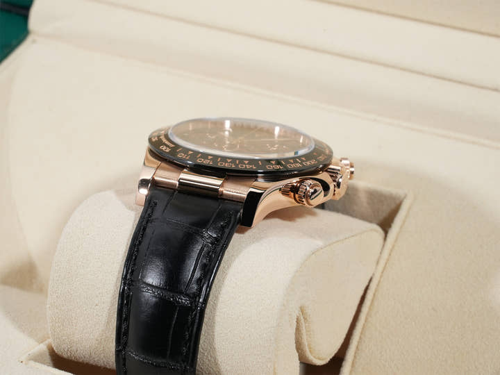 Rolex Daytona Ref. 116515LN Everose Gold Chocolate Dial with Arabic Numerals