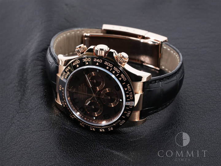 Rolex Daytona Ref. 116515LN Everose Gold Chocolate Dial with Arabic Numerals